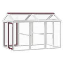 vidaXL Aptvaras, moka, 141x94x104cm, pušies medienos masyvas