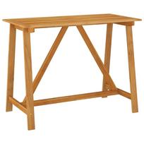 vidaXL Sodo baro stalas, 140x70x104cm, akacijos medienos masyvas