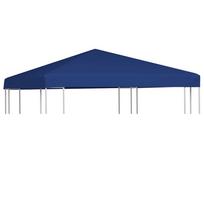 vidaXL Viršutinis pavėsinės uždangalas, mėlynas, 310 g/m², 3x3m