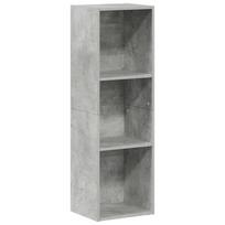 vidaXL Spintelė knygoms/TV, betono, 36x30x114cm, apdirbta mediena