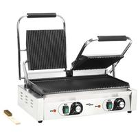 vidaXL Dvigubas Panini sumuštinių grilis, 57x30,5x20cm, 3600W