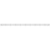 vidaXL Tinklinė tvora su smaigais, antracito spalvos, 1,1x25m