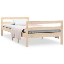 vidaXL Lovos rėmas be čiužinio, 90x200cm, pušies medienos masyvas
