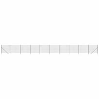 vidaXL Vielinė tinklinė tvora, antracito, 1,4x25m, plienas