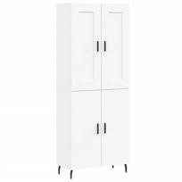 vidaXL Komoda, baltos spalvos, 69,5x34x180cm, apdirbta mediena