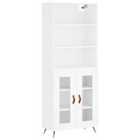 vidaXL Komoda, baltos spalvos, 69,5x34x180cm, apdirbta mediena