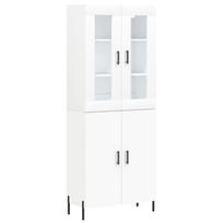 vidaXL Komoda, baltos spalvos, 69,5x34x180cm, apdirbta mediena