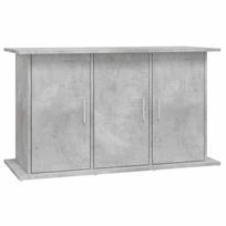 vidaXL Akvariumo stovas, betono pilkas, 101x41x58cm, inžinerinė mediena