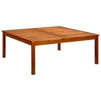 vidaXL Sodo kavos staliukas, 110x110x45cm, akacijos medienos masyvas