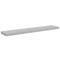 vidaXL Pakabinama sieninė lentyna, betono pilka, 120x23,5x3,8cm, MDF
