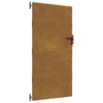 vidaXL Sodo vartai, 85x200 cm, Corten plienas