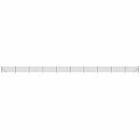 vidaXL Vielinė tinklinė tvora su smaigais, antracito spalvos, 1,1x25m