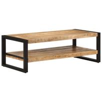 vidaXL Kavos staliukas, 120x55x40cm, mango medienos masyvas
