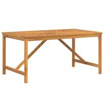 vidaXL Sodo valgomojo stalas, 150x90x74cm, akacijos medienos masyvas