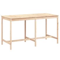 vidaXL Sodo stalas, 203,5x90x110cm, pušies medienos masyvas