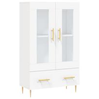 vidaXL Komoda, baltos spalvos, 69,5x31x115cm, apdirbta mediena