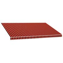 vidaXL Markizės uždangalas nuo saulės, oranžinis ir rudas, 5x3m