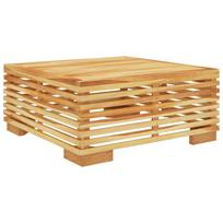 vidaXL Sodo kavos staliukas, 69,5x69,5x31cm, tikmedžio masyvas
