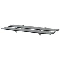 vidaXL Pakabinamos lentynos, 2vnt., 70x10cm, stiklas, 8mm (243766x2)