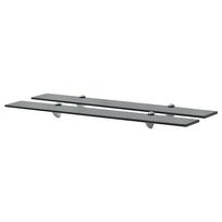 vidaXL Pakabinamos lentynos, 2vnt., 80x20cm, stiklas, 8mm (243791x2)