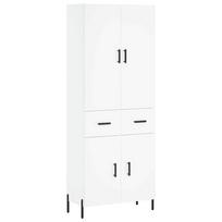 vidaXL Komoda, baltos spalvos, 69,5x34x180cm, apdirbta mediena