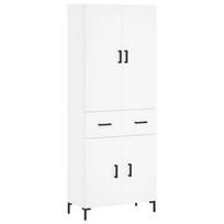 vidaXL Komoda, baltos spalvos, 69,5x34x180cm, apdirbta mediena
