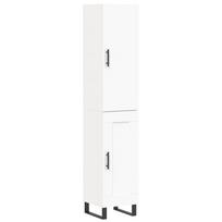 vidaXL Komoda, baltos spalvos, 34,5x34x180cm, apdirbta mediena