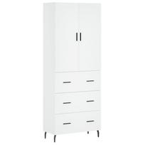 vidaXL Komoda, baltos spalvos, 69,5x34x180cm, apdirbta mediena