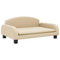 vidaXL Vaikiška sofa, kreminės spalvos, 70x45x30cm, audinys