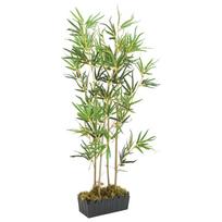 vidaXL Dirbtinis bambukas, žalios spalvos, 120cm, 552 lapai