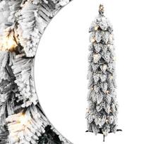vidaXL Dirbtinė apšviesta Kalėdų eglutė su 30 LED ir sniegu, 60cm