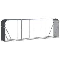 vidaXL Malkų stovas, antracito, 300x45x100cm, galvanizuotas plienas