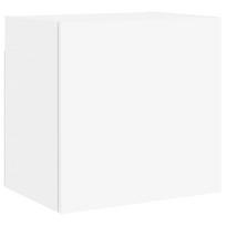 vidaXL Sieninė TV spintelė, balta, 40,5x30x40cm, apdirbta mediena