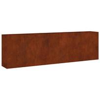 vidaXL Aukštas sodo lovelis, 280x40x80cm, Corten plienas