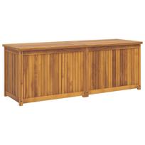 vidaXL Sodo dėžė, 150x50x55cm, tikmedžio medienos masyvas