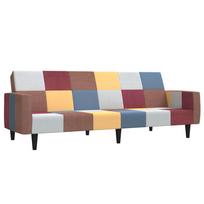 vidaXL Dvivietė sofa-lova, audinys