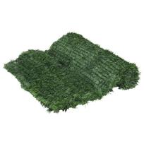 vidaXL Dirbtinės žolės tvora, žalios spalvos, 1x10m