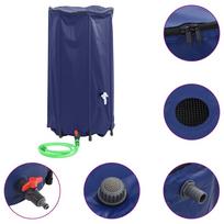 vidaXL Vandens talpa su čiaupu, sulankstoma, 250l, PVC