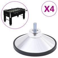 vidaXL Stalo futbolo stalo kojos, 4vnt., chromas M10