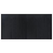 vidaXL Kilimas, juodos spalvos, 100x200cm, bambukas, stačiakampis