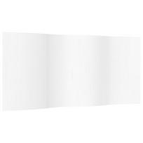 vidaXL Kambario pertvara, baltos spalvos, plotis 400 cm, aukštis 165 cm, bambukas