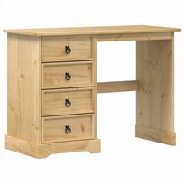vidaXL Kosmetinis staliukas Corona, 104x47x75cm, pušies masyvas