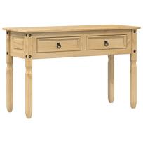 vidaXL Konsolinis staliukas Corona, 115x46x73cm, pušies masyvas