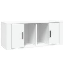 vidaXL Televizoriaus spintelė, baltos spalvos, 100x35x40cm, mediena