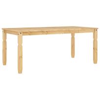 vidaXL Valgomojo stalas Corona, 180x90x75cm, pušies medienos masyvas
