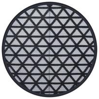 vidaXL Lauko kilimas, ARAKIL juodos spalvos, 160cm skersmens, PP