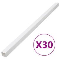 vidaXL Kabelių kanalas, 40x40mm, 30m, PVC