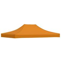 vidaXL Proginės palapinės stogas, oranžinės spalvos, 4,5x3m, 270 g/m²