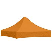 vidaXL Proginės palapinės stogas, oranžinės spalvos, 2x2m, 270 g/m²
