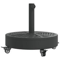 vidaXL Skėčio nuo saulės pagrindas su ratukais 38/48mm stulpams, 27kg